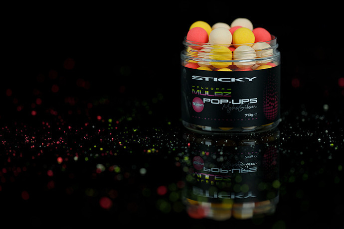 Бойли Pop-Ups Sticky Baits Fluoro Mulbz 12mm New