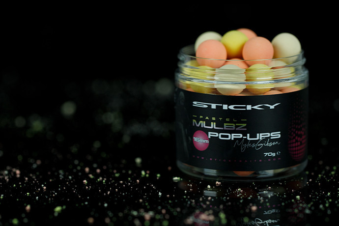 Бойли Pop-Ups Sticky Baits Pastel Mulbz 12mm New