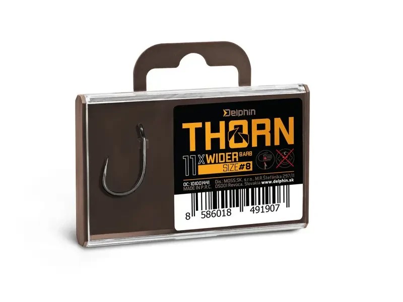 Гачки коропові Delphin Thorn Wider 11 шт 6