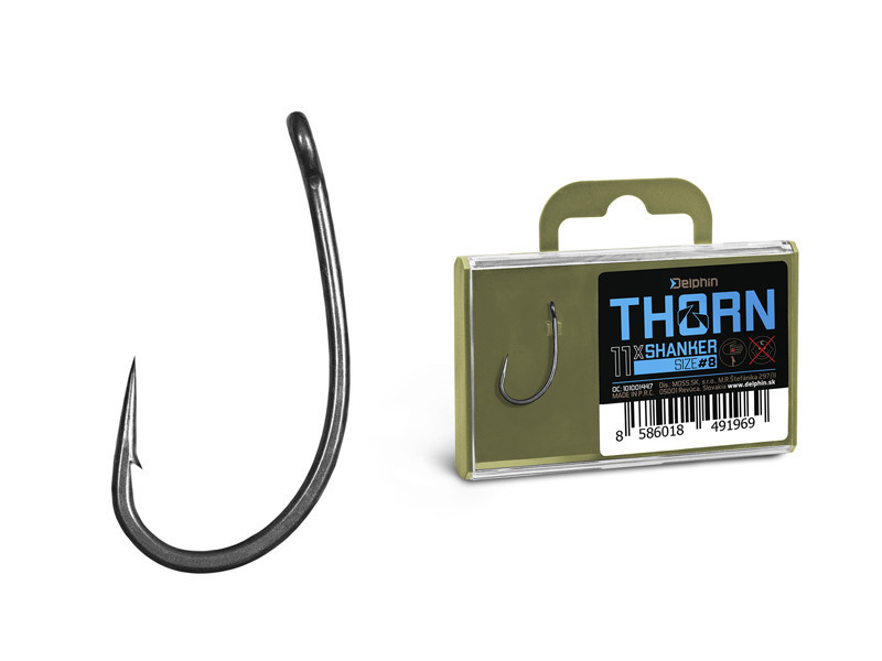 Гачки коропові Delphin Thorn Shanker 11 шт. 8