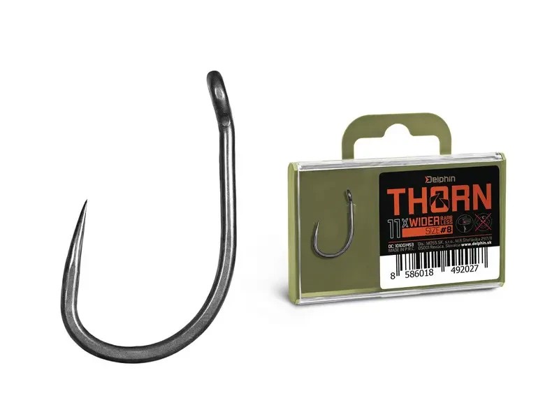 Гачки безбороді Delphin Thorn Wider Barbless 11 шт 4