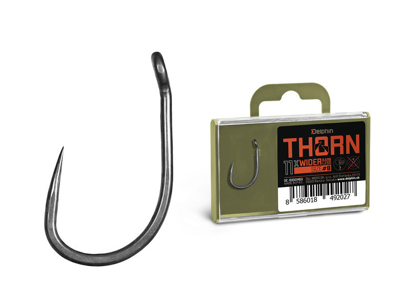 Гачки безбороді Delphin Thorn Wider Barbless 11 шт 6