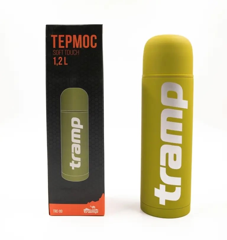 Термос Tramp Soft Touch 1.2 л жовтогарячий