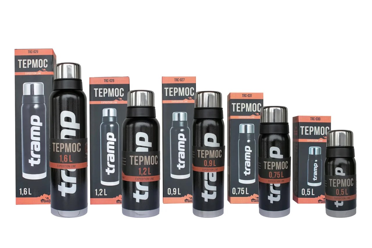Термос Tramp Expedition Line 0,9 л, сірий