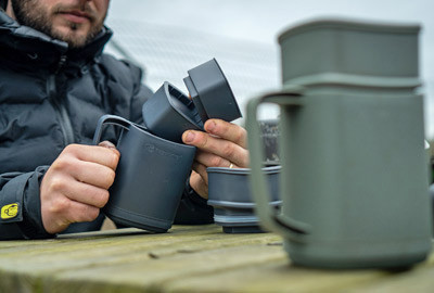 Термокружка Ridge Monkey ThermoMug DLX Brew Set Grey