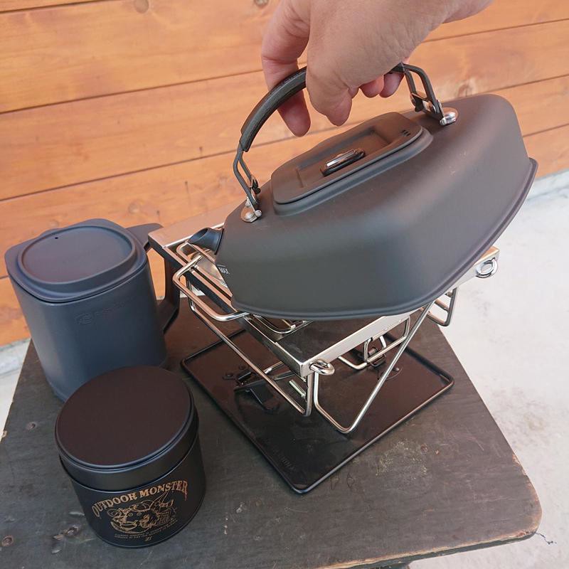 Чайник тефлоновий Ridge Monkey Square Kettle 0,5L
