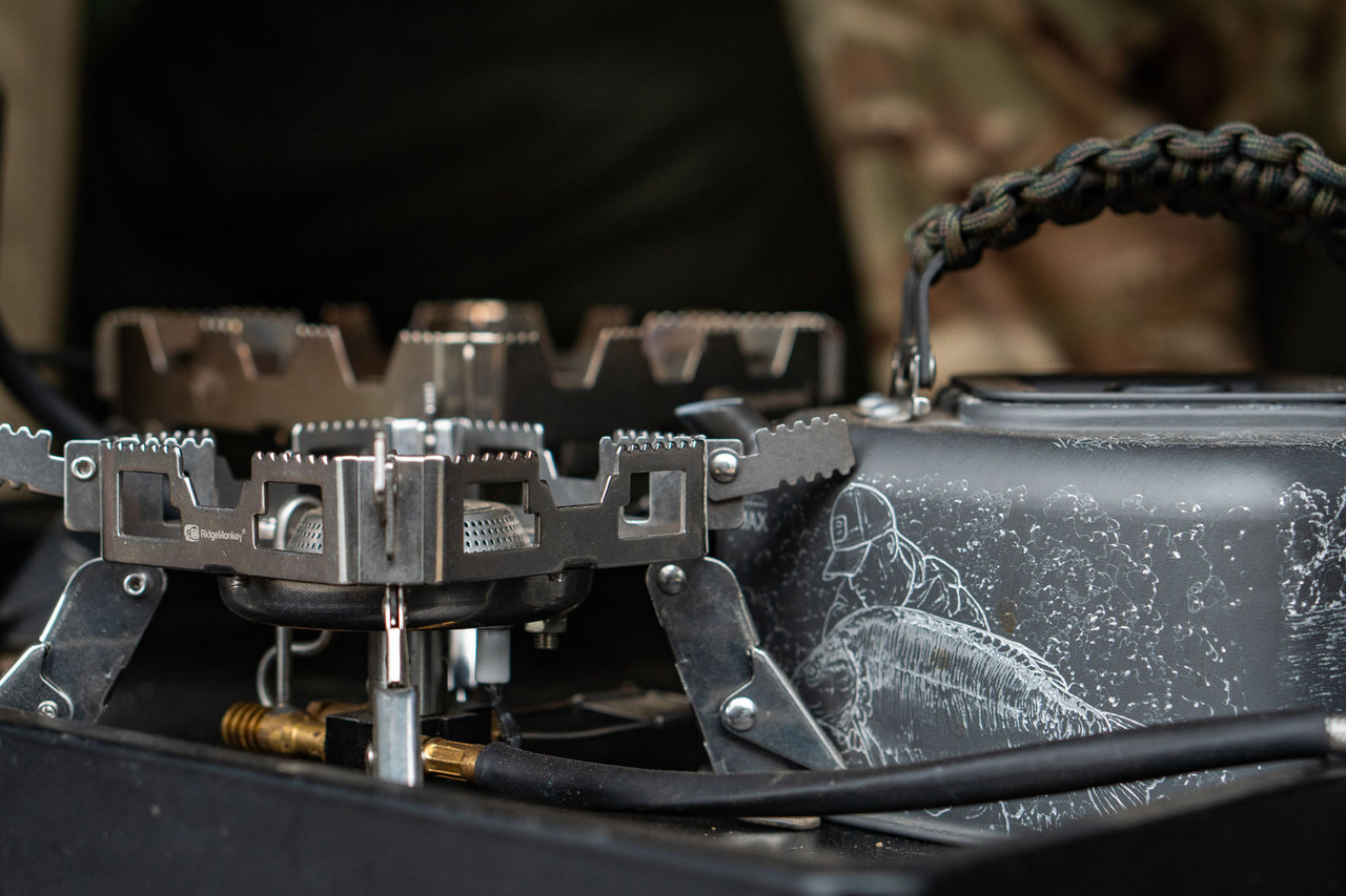 Система з двох пальників Ridge Monkey Quad Connect Stove Pro Mini Full Kit