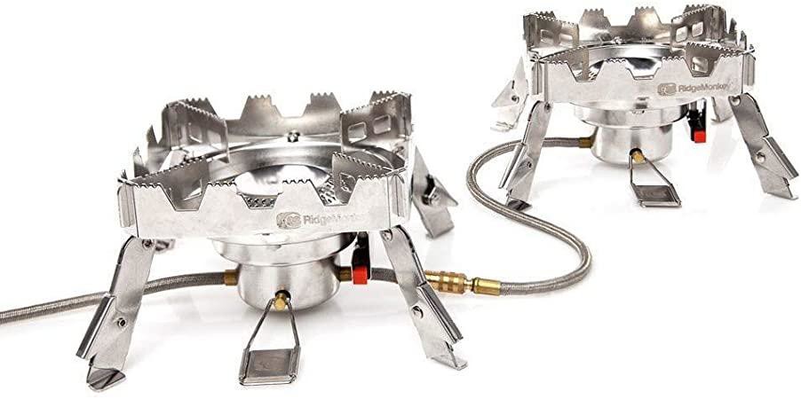 Система з двох пальників Ridge Monkey Quad Connect Stove Pro Mini Full Kit