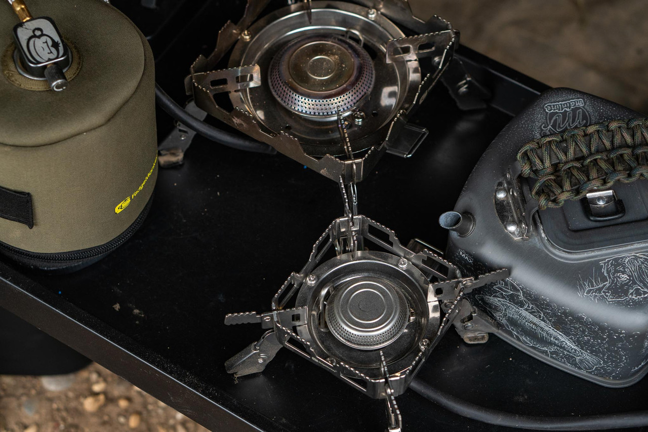 Система з двох пальників Ridge Monkey Quad Connect Stove Pro Mini Full Kit