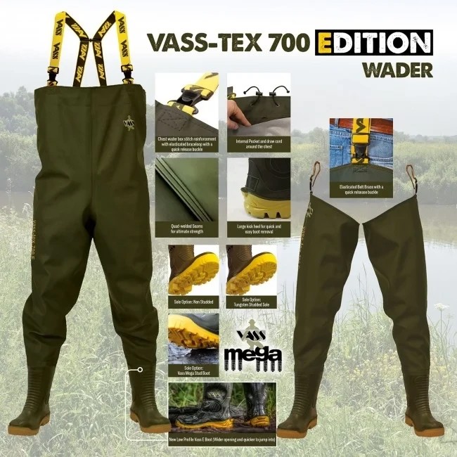 Вейдерси Vass E Nova 700 Series Chest Wader 40-47 44