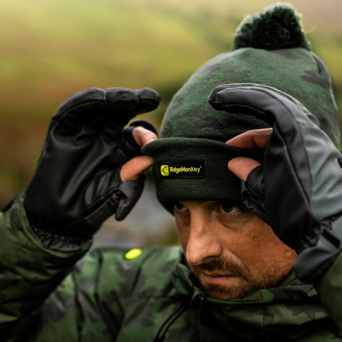 Шапка Ridge Monkey APEarel Bobble Beanie Hat Camo