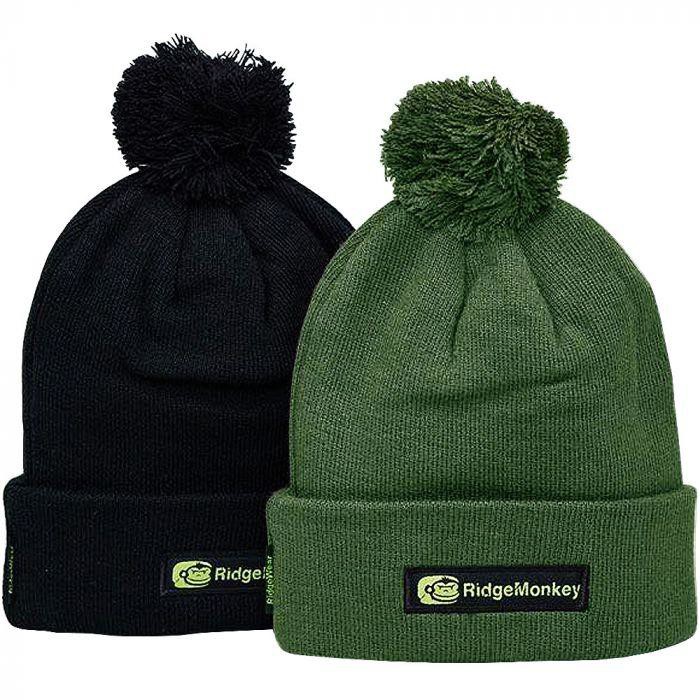 Шапка Ridge Monkey APEarel Bobble Beanie Hat Green