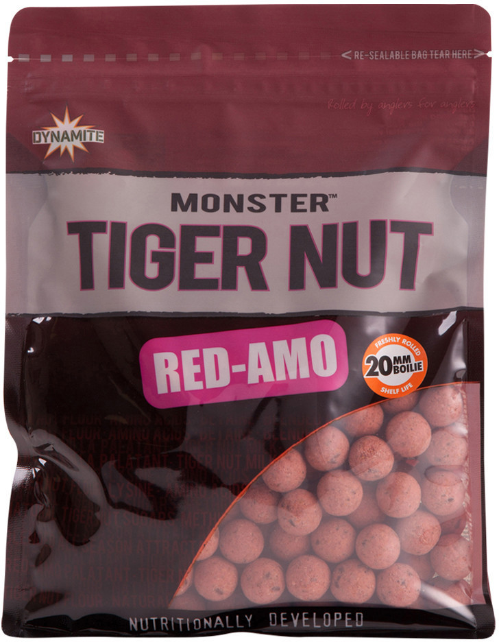 Бойли Dynamite Baits Red-Amo Monster Tiger Nut Shelf Life Boilies 20mm
