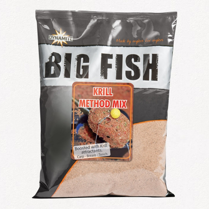 Прикорм Dynamite Baits Big Fish Krill Method Mix 1.8kg