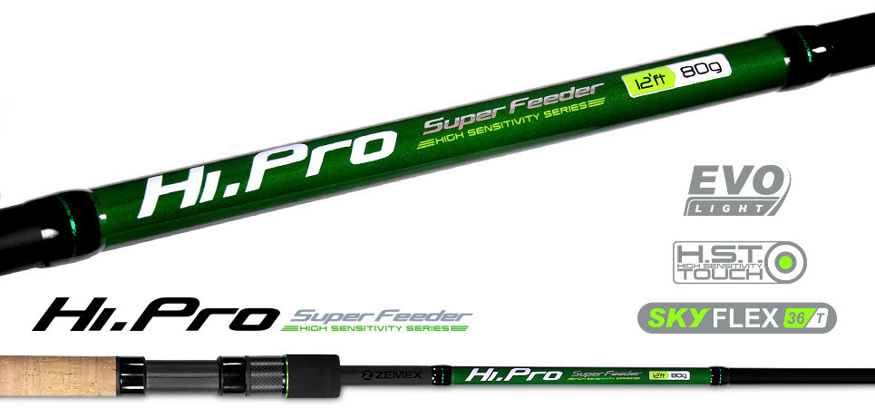 Фідерне вудлище Zemex Hi-Pro Super Feeder 13ft 110g