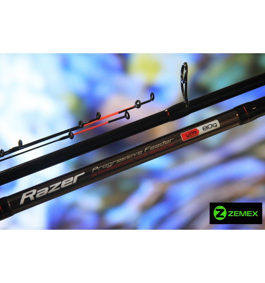Фідерне вудлище Zemex Razer Progressive Feeder 12ft 80g (3х част.)