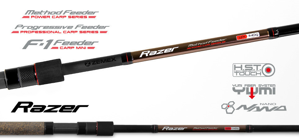 Фідерне вудлище Zemex Razer Progressive Feeder 12ft 80g (3х част.)