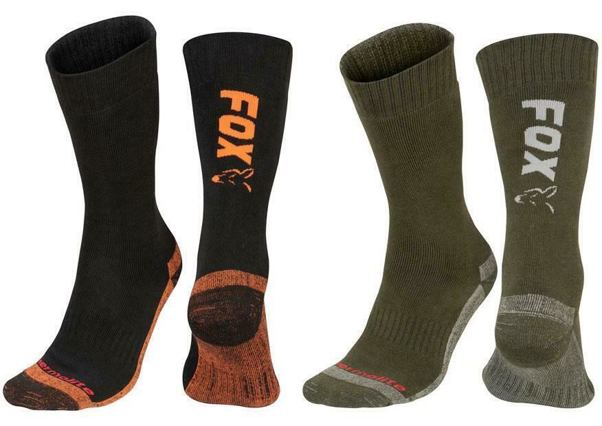 Термоноски Fox Collection Black Orange Thermolite Long Socks