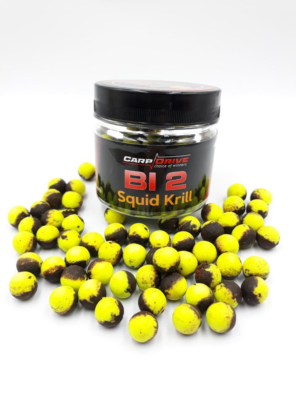 Вафтерси Balance Bi 2 "Squid Krill" (Жовто-салатовий) 12мм Carp Drive