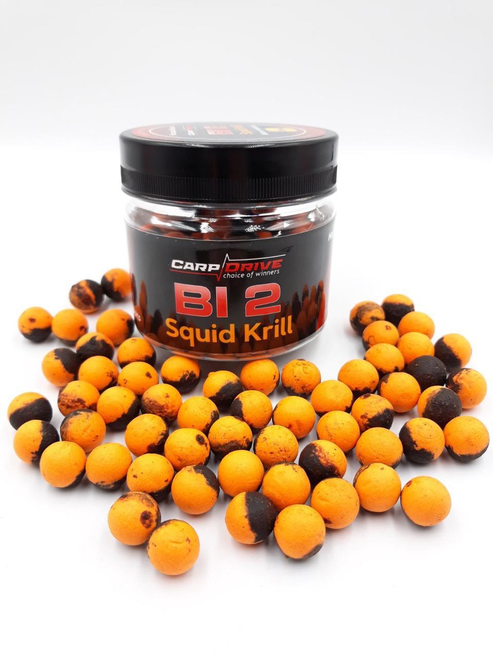 Вафтерси Balance Bi 2 "Squid Krill" (Золотистий) 12мм Carp Drive