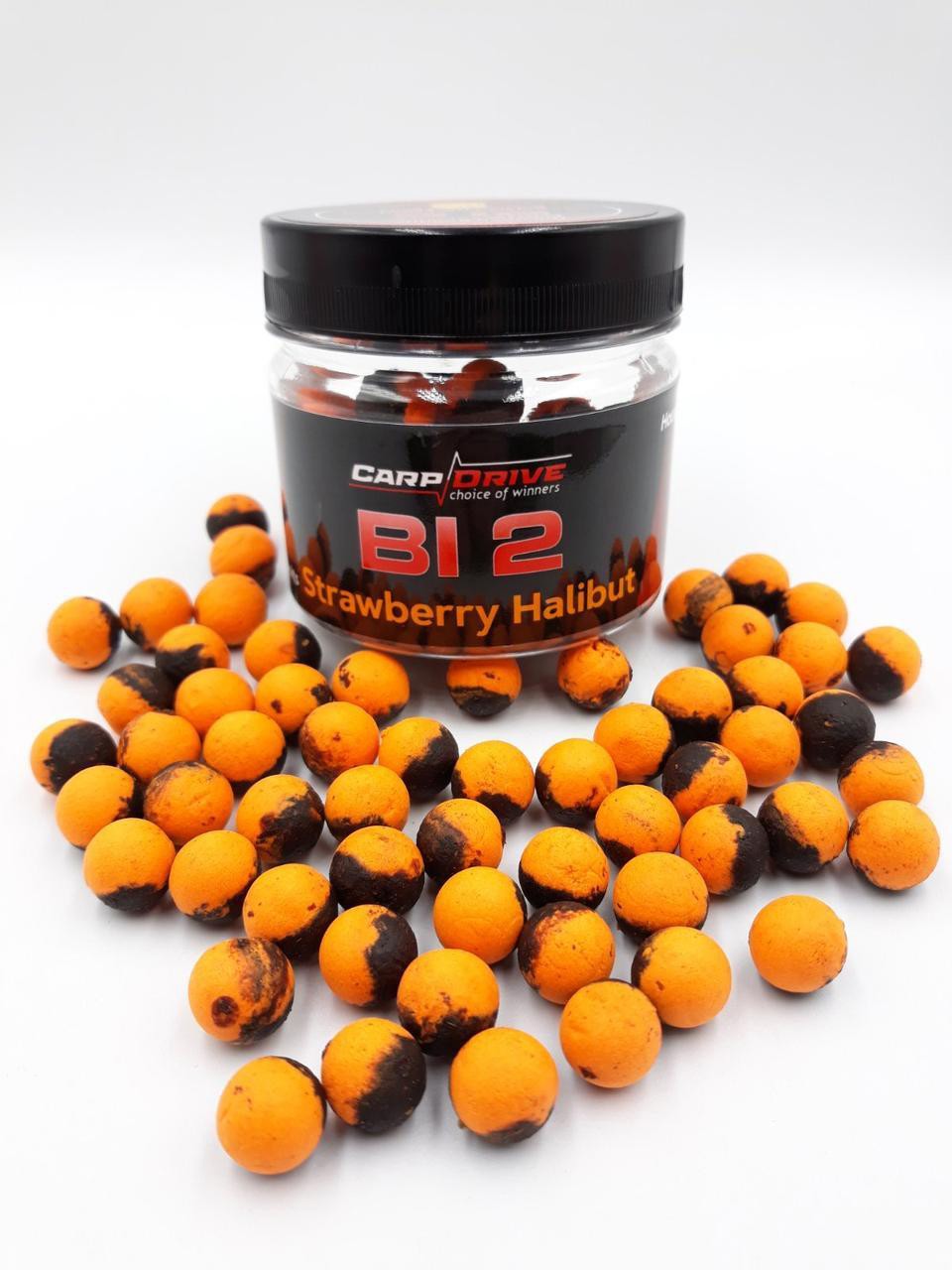 Вафтерси Balance Bi 2 "Strawberry Halibut" (Золотистий) 12мм Carp Drive