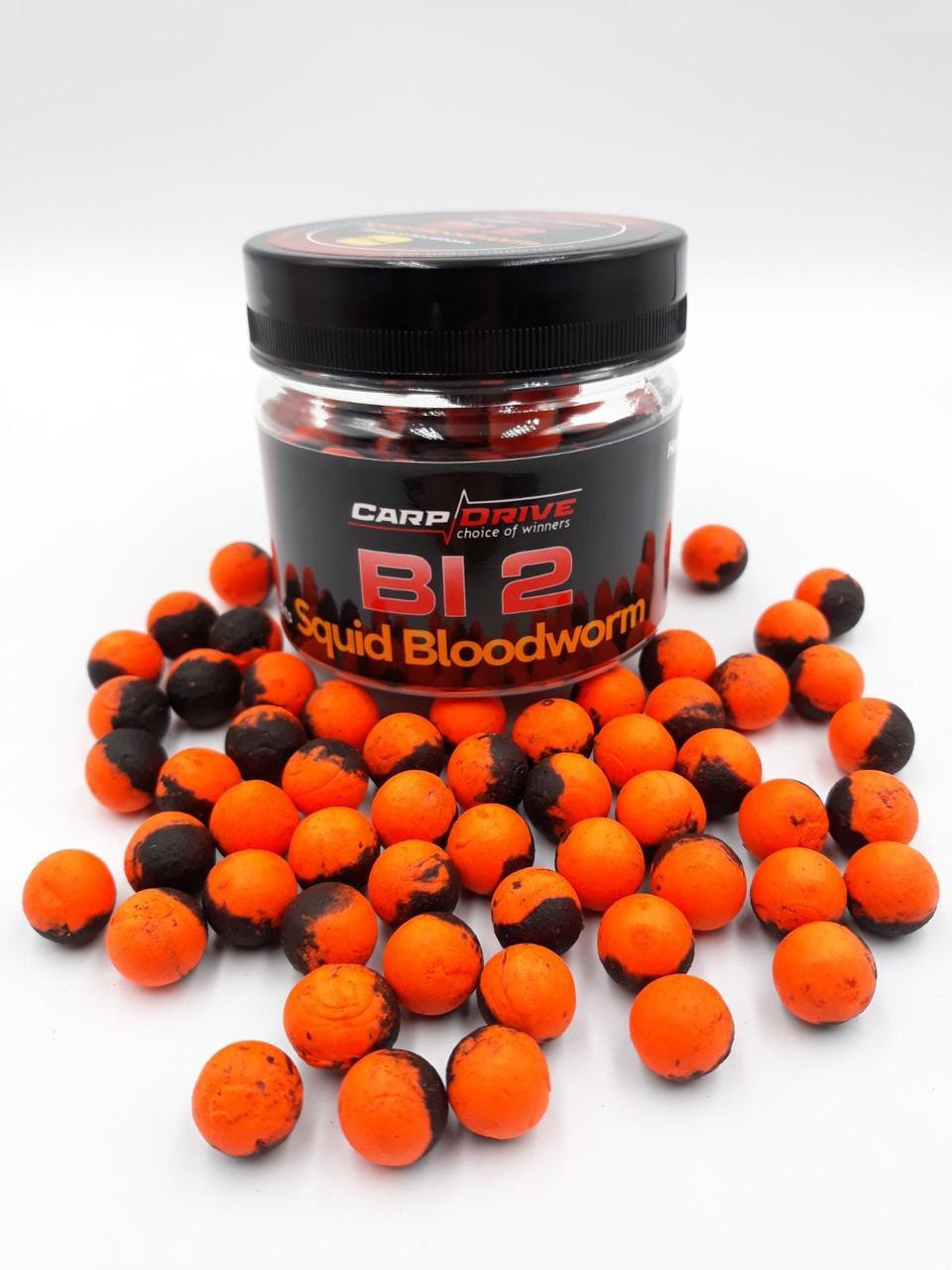 Вафтерси Balance Bi 2 "Squid Bloodworm" (Помаранчевий) 12мм Carp Drive