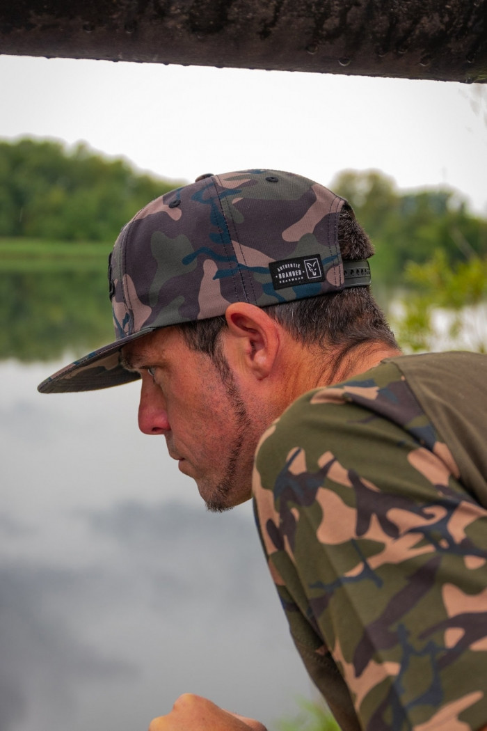 Кепка Fox Camo Flat Peak College Snapback