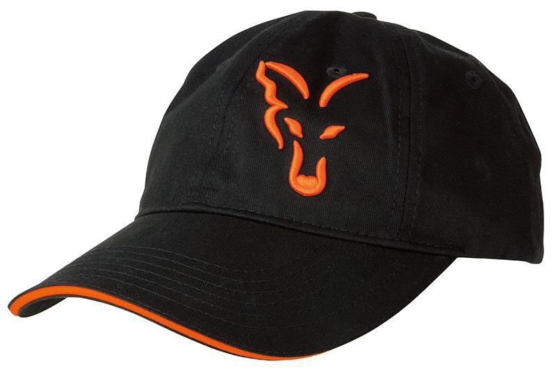 Кепка Fox Black/Orange Baseball Cap