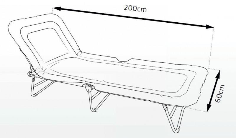 Раскладушка Elektrostatyk L8