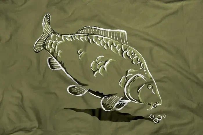 Футболка для риболовлі, Футболка Delphin Catch me! Carp L
