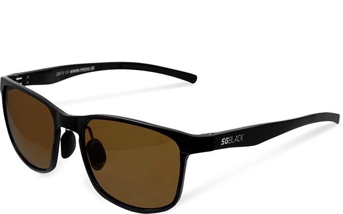 Фотохромні сонцезахисні окуляри Delphin SG BLACK Brown Lenses