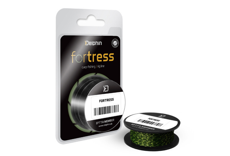 Повідцевий матеріал Hookline Delphin FORTRESS black-green 35LBS 20m