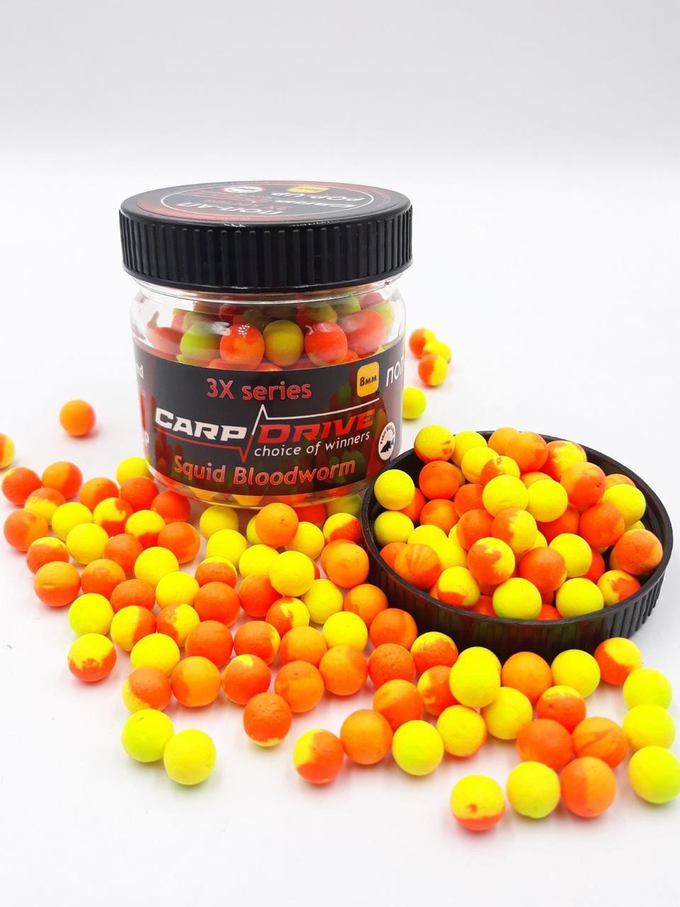 Поп-ап Carp Drive 3x series Squid Bloodworm 8 мм