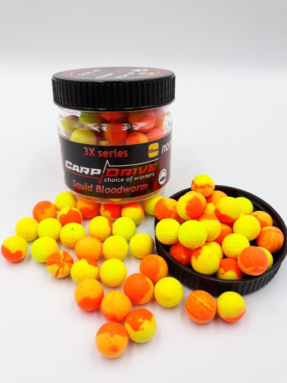 Поп-ап Carp Drive 3x series Squid Bloodworm 10 мм