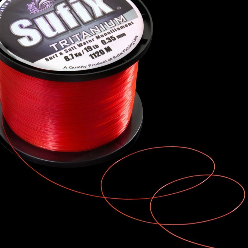 Леска Sufix Tritanium Neon Orange 0,30mm 1520m