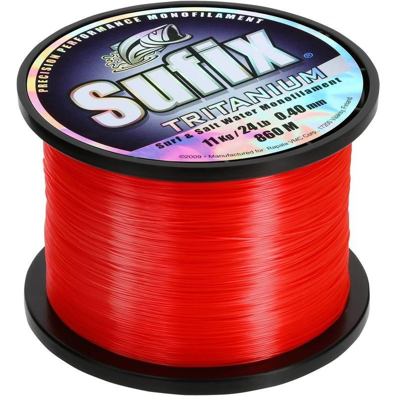 Леска Sufix Tritanium Neon Orange 0,35mm 1120m