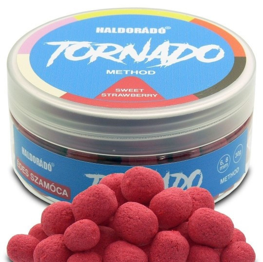 Бойли вафтери Haldorado Sweet Strawberry Tornado Method 6-8mm