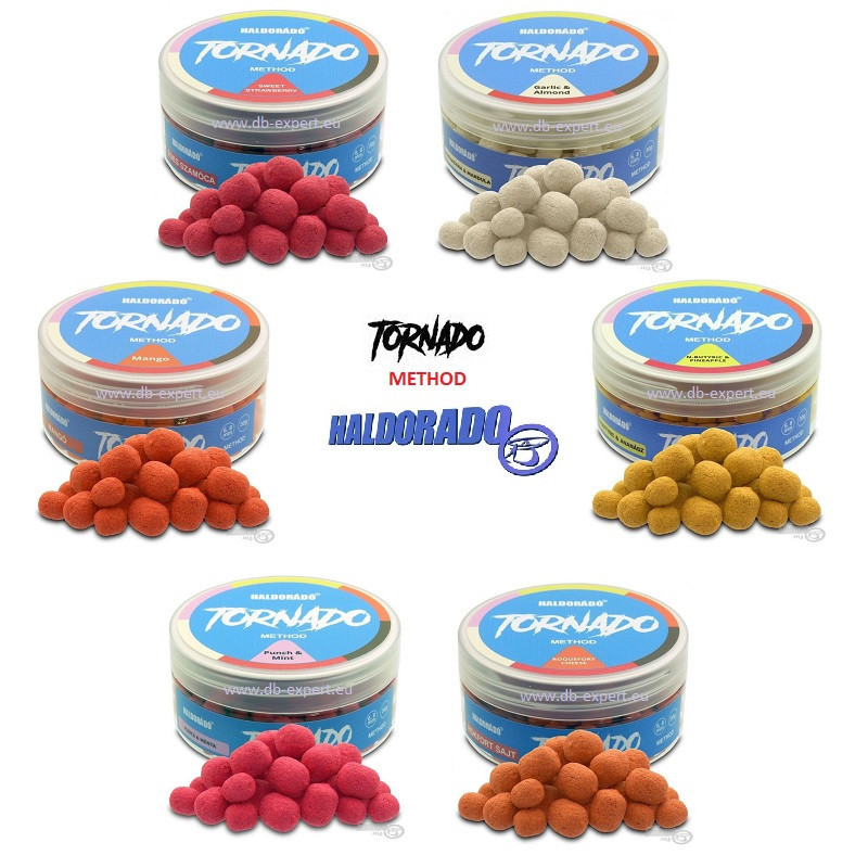 Бойли вафтери Haldorado Sweet Strawberry Tornado Method 6-8mm
