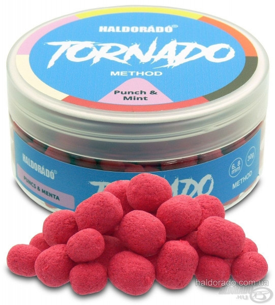 Бойли вафтерси Haldorado Puncs & Mint Tornado Method 6-8mm