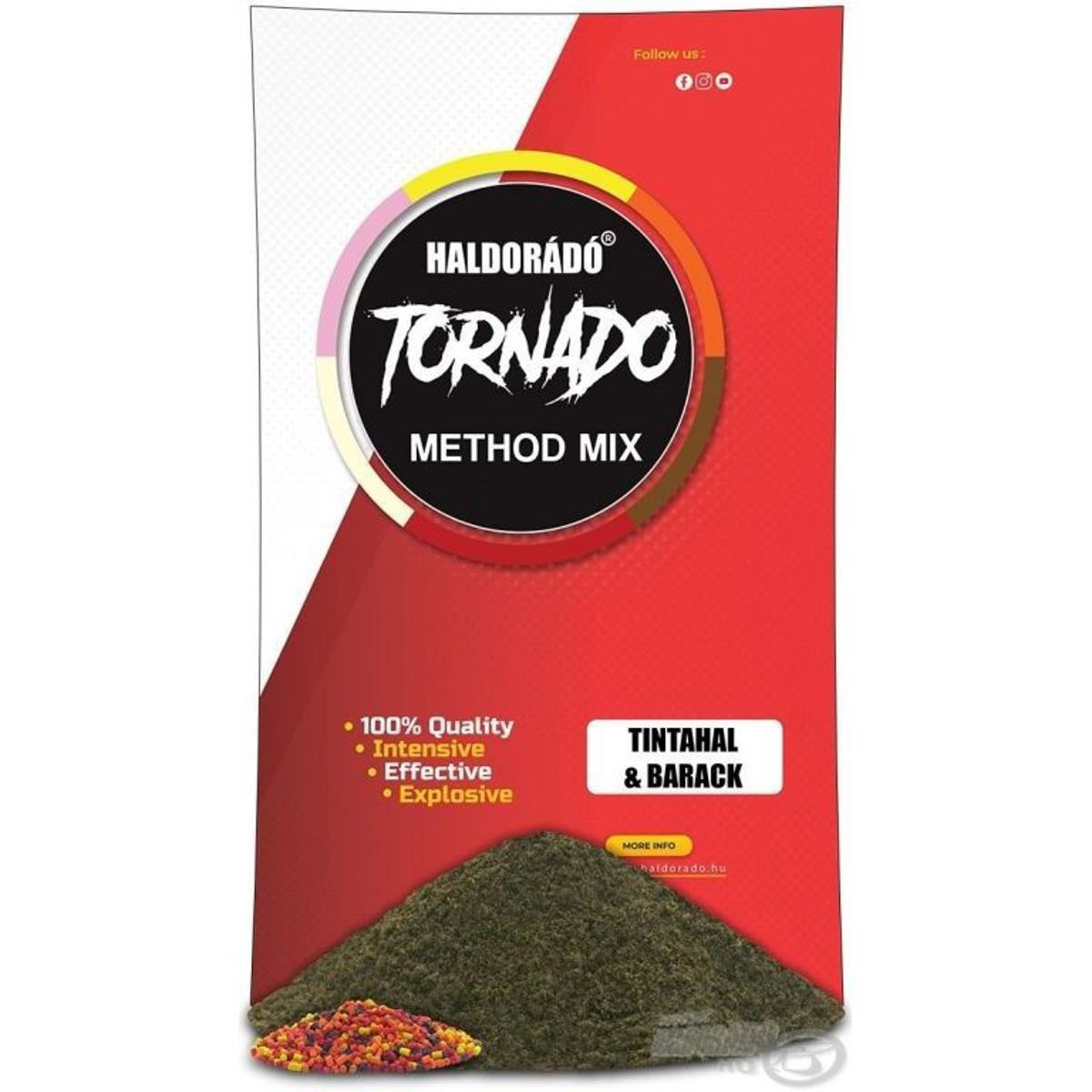 Прикормка методна Haldorado Squid & Peach Tornado Method Mix