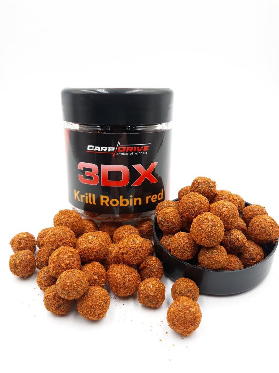 Бойл насадковий Carp Drive 3DX "Krill - Robin Red" 12-14мм 100г