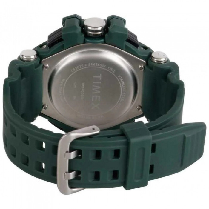Багатофункціональний годинник Timex Tactic DGTL 53MM Resin Strap Combo Watch