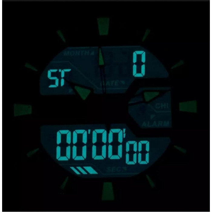 Багатофункціональний годинник Timex Tactic DGTL 53MM Resin Strap Combo Watch