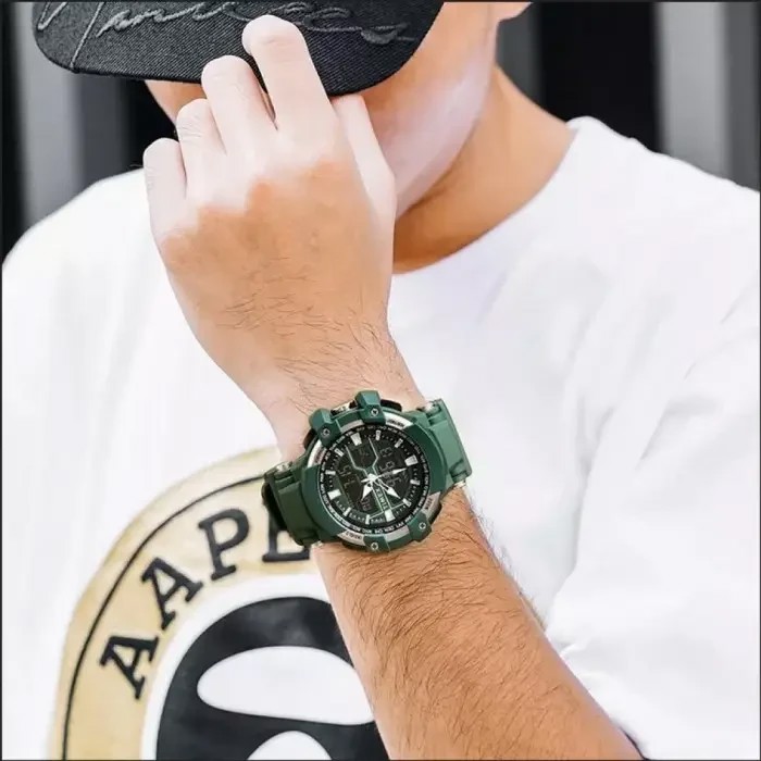 Багатофункціональний годинник Timex Tactic DGTL 53MM Resin Strap Combo Watch