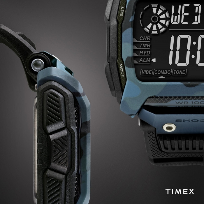 Багатофункціональний годинник Timex Command Shock 54 mm Resin Strap Watch