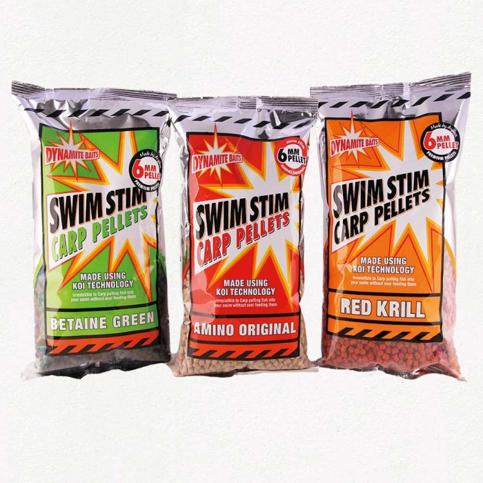 Пелетс Dynamite Baits Swim Stim Pellet Red Krill 2mm 900g
