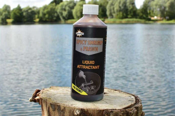 Ликвид Dynamite Baits Spicy Shrimp and Prawn Liquid Attractant 500ml