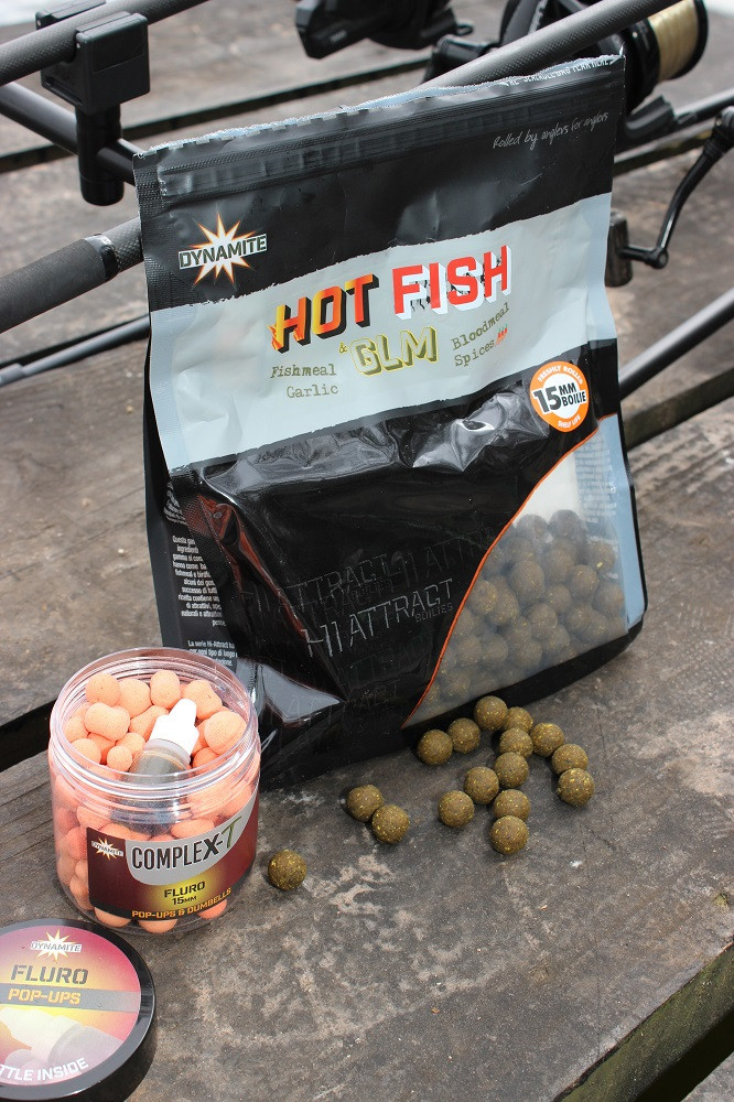 Бойли Dynamite Baits Boilie Hot Fish & GLM 15 mm 1kg