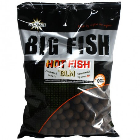 Бойли Dynamite Baits Boilie Hot Fish & GLM 20 mm 1kg