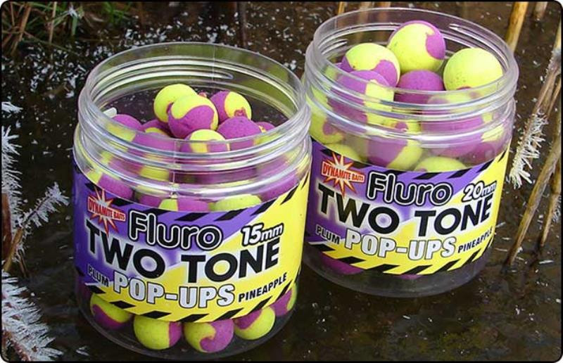 Плавальні бойли Dynamite Baits Pop-Up Two Tone Plum&Pineapple 15 mm